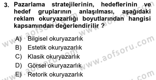 Sosyal Medya Yönetimi Dersi 2024 - 2025 Yılı (Final) Dönem Sonu Sınav Soruları 3. Soru