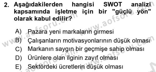 Sosyal Medya Yönetimi Dersi 2024 - 2025 Yılı Yaz Okulu Sınav Soruları 2. Soru