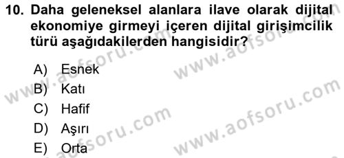 Sosyal Medya Yönetimi Dersi 2025 - 2026 Yılı (Final) Dönem Sonu Sınav Soruları 10. Soru