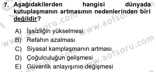 Sosyal Medya ve Propaganda Dersi 2021 - 2022 Yılı (Final) Dönem Sonu Sınav Soruları 7. Soru