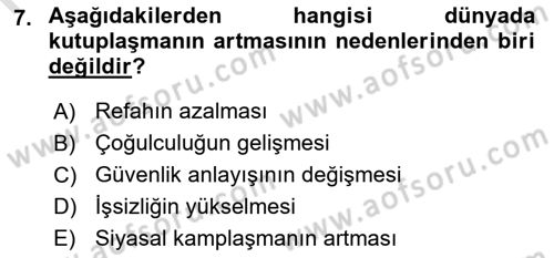 Sosyal Medya ve Propaganda Dersi 2023 - 2024 Yılı (Final) Dönem Sonu Sınav Soruları 7. Soru