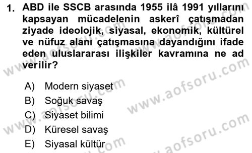 Sosyal Medya ve Siyasal İletişim Dersi 2022 - 2023 Yılı Yaz Okulu Sınav Soruları 1. Soru