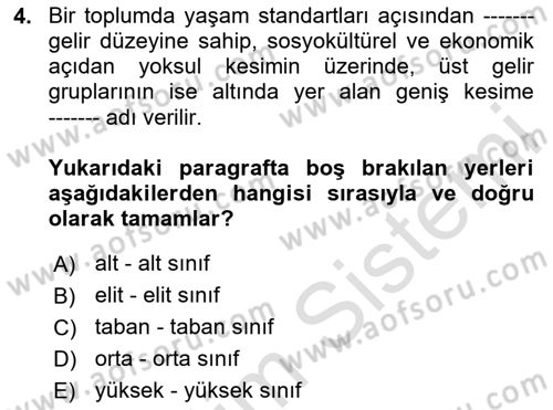 Sosyal Medya ve Siyasal İletişim Dersi 2023 - 2024 Yılı (Vize) Ara Sınav Soruları 4. Soru