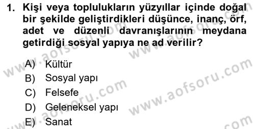 Sosyal Medya ve Siyasal İletişim Dersi 2023 - 2024 Yılı Yaz Okulu Sınav Soruları 1. Soru