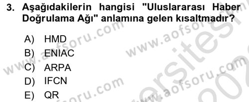 Dijital Yayıncılık Dersi 2021 - 2022 Yılı (Final) Dönem Sonu Sınav Soruları 3. Soru