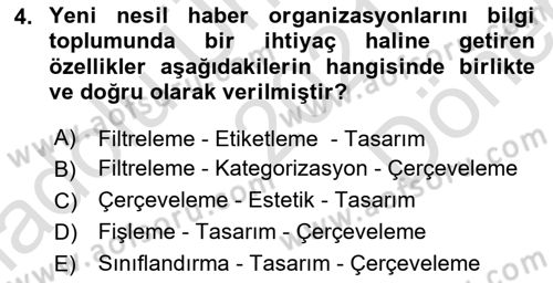 Dijital Yayıncılık Dersi 2021 - 2022 Yılı (Final) Dönem Sonu Sınav Soruları 4. Soru