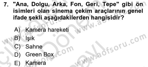 Dijital Yayıncılık Dersi 2021 - 2022 Yılı (Final) Dönem Sonu Sınav Soruları 7. Soru