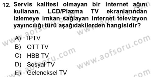 Dijital Yayıncılık Dersi 2022 - 2023 Yılı (Final) Dönem Sonu Sınav Soruları 12. Soru