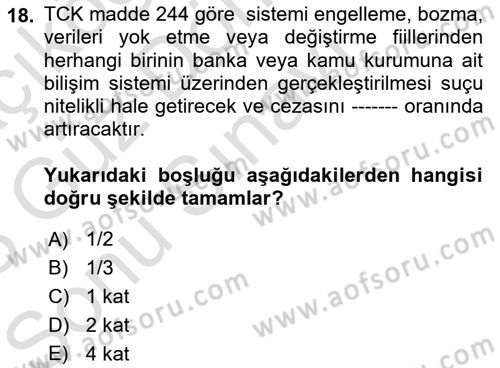 Dijital Yayıncılık Dersi 2022 - 2023 Yılı (Final) Dönem Sonu Sınav Soruları 18. Soru