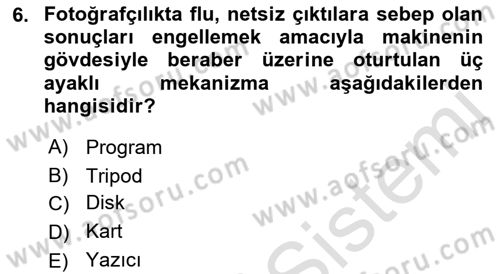 Dijital Yayıncılık Dersi 2022 - 2023 Yılı (Final) Dönem Sonu Sınav Soruları 6. Soru