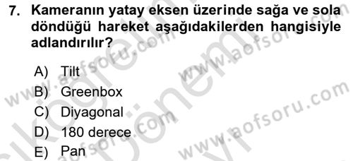 Dijital Yayıncılık Dersi 2022 - 2023 Yılı (Final) Dönem Sonu Sınav Soruları 7. Soru