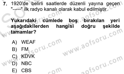 Dijital Yayıncılık Dersi 2023 - 2024 Yılı (Final) Dönem Sonu Sınav Soruları 7. Soru