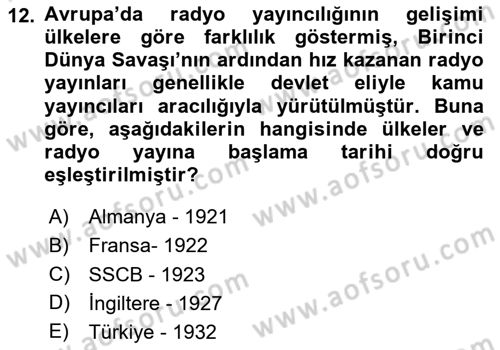 Dijital Yayıncılık Dersi 2024 - 2025 Yılı (Final) Dönem Sonu Sınav Soruları 12. Soru