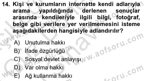 Dijital Yayıncılık Dersi 2024 - 2025 Yılı (Final) Dönem Sonu Sınav Soruları 14. Soru