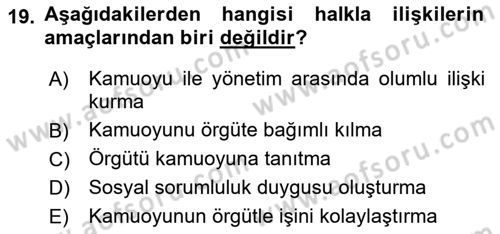 Dijital Yayıncılık Dersi 2024 - 2025 Yılı (Final) Dönem Sonu Sınav Soruları 19. Soru