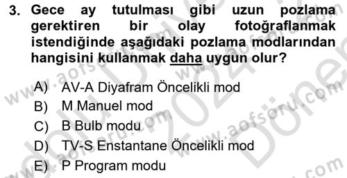 Dijital Yayıncılık Dersi 2024 - 2025 Yılı (Final) Dönem Sonu Sınav Soruları 3. Soru
