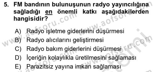 Dijital Yayıncılık Dersi 2024 - 2025 Yılı (Final) Dönem Sonu Sınav Soruları 5. Soru
