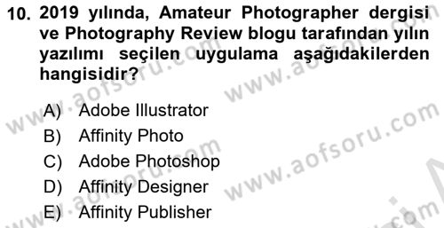 Sosyal Medya Araçları 2 Dersi 2020 - 2021 Yılı Yaz Okulu Sınav Soruları 10. Soru