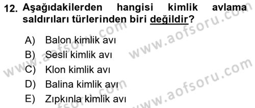 Sosyal Medya Araçları 2 Dersi 2020 - 2021 Yılı Yaz Okulu Sınav Soruları 12. Soru