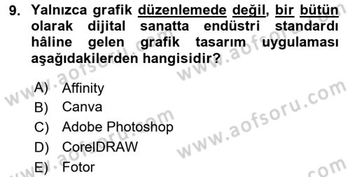 Sosyal Medya Araçları 2 Dersi 2020 - 2021 Yılı Yaz Okulu Sınav Soruları 9. Soru