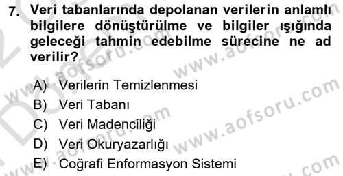 Sosyal Medya Araçları 2 Dersi 2021 - 2022 Yılı (Final) Dönem Sonu Sınav Soruları 7. Soru