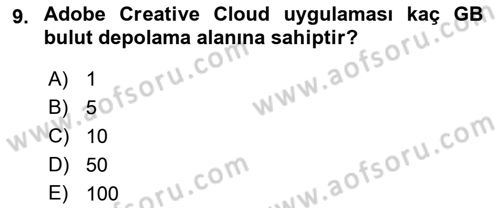 Sosyal Medya Araçları 2 Dersi 2021 - 2022 Yılı (Final) Dönem Sonu Sınav Soruları 9. Soru