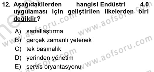 Sosyal Medya ve Kurumsal İletişim Dersi 2021 - 2022 Yılı (Vize) Ara Sınav Soruları 12. Soru