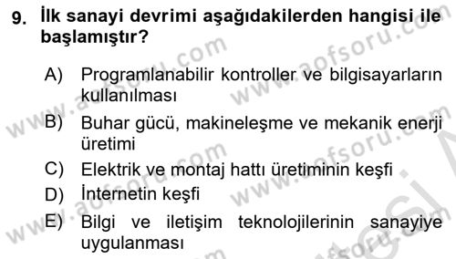 Sosyal Medya ve Kurumsal İletişim Dersi 2023 - 2024 Yılı (Vize) Ara Sınav Soruları 9. Soru