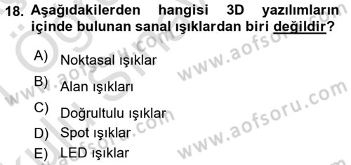 Dijital Tasarım Dersi 2020 - 2021 Yılı Yaz Okulu Sınav Soruları 18. Soru