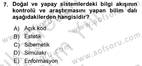 Dijital Tasarım Dersi 2020 - 2021 Yılı Yaz Okulu Sınav Soruları 7. Soru