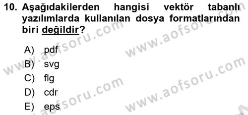 Dijital Tasarım Dersi 2021 - 2022 Yılı (Final) Dönem Sonu Sınav Soruları 10. Soru