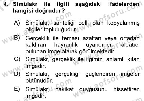 Dijital Tasarım Dersi 2021 - 2022 Yılı (Final) Dönem Sonu Sınav Soruları 4. Soru
