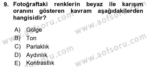 Dijital Tasarım Dersi 2021 - 2022 Yılı (Final) Dönem Sonu Sınav Soruları 9. Soru