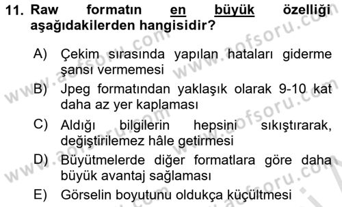 Dijital Tasarım Dersi 2021 - 2022 Yılı Yaz Okulu Sınav Soruları 11. Soru