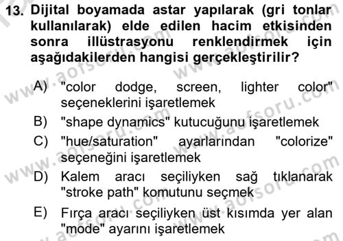 Dijital Tasarım Dersi 2021 - 2022 Yılı Yaz Okulu Sınav Soruları 13. Soru