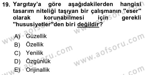 Dijital Tasarım Dersi 2021 - 2022 Yılı Yaz Okulu Sınav Soruları 19. Soru