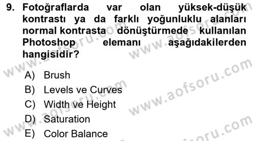 Dijital Tasarım Dersi 2021 - 2022 Yılı Yaz Okulu Sınav Soruları 9. Soru