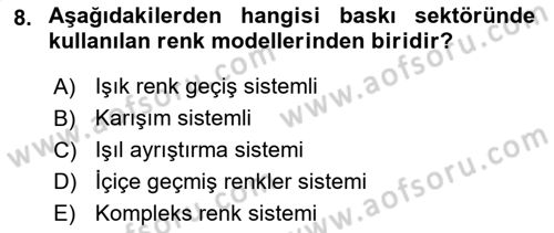 Dijital Tasarım Dersi 2022 - 2023 Yılı (Vize) Ara Sınav Soruları 8. Soru