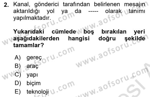 Dijital Tasarım Dersi 2023 - 2024 Yılı (Vize) Ara Sınav Soruları 2. Soru