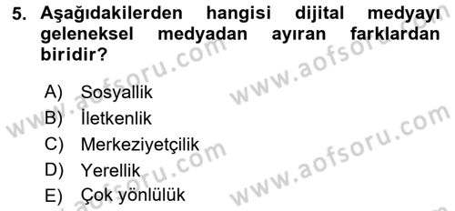 Dijital Tasarım Dersi 2023 - 2024 Yılı (Vize) Ara Sınav Soruları 5. Soru
