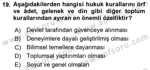 Dijital Tasarım Dersi 2023 - 2024 Yılı (Final) Dönem Sonu Sınav Soruları 19. Soru