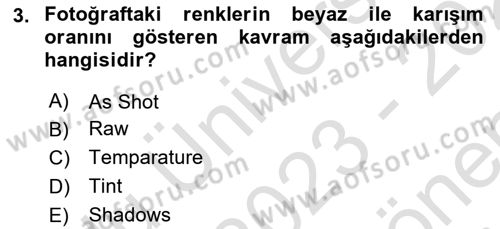 Dijital Tasarım Dersi 2023 - 2024 Yılı (Final) Dönem Sonu Sınav Soruları 3. Soru