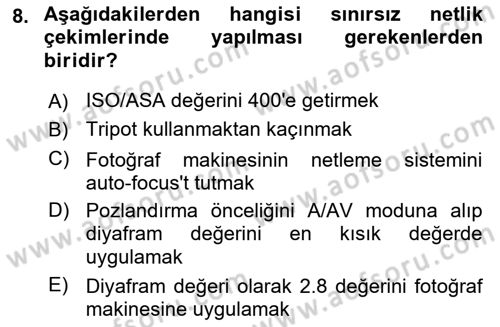 Dijital Tasarım Dersi 2023 - 2024 Yılı (Final) Dönem Sonu Sınav Soruları 8. Soru