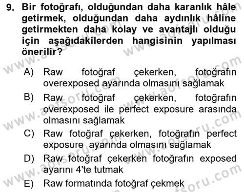 Dijital Tasarım Dersi 2023 - 2024 Yılı (Final) Dönem Sonu Sınav Soruları 9. Soru