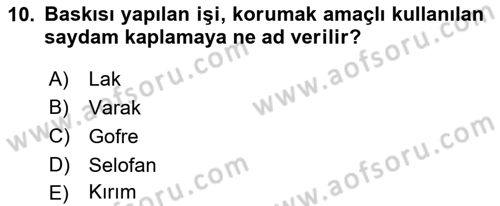 Dijital Tasarım Dersi 2024 - 2025 Yılı (Vize) Ara Sınav Soruları 10. Soru