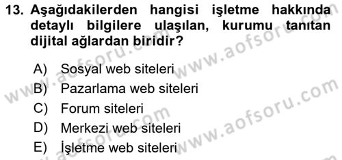 Dijital Tasarım Dersi 2024 - 2025 Yılı (Vize) Ara Sınav Soruları 13. Soru