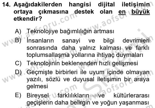 Dijital Tasarım Dersi 2024 - 2025 Yılı (Vize) Ara Sınav Soruları 14. Soru