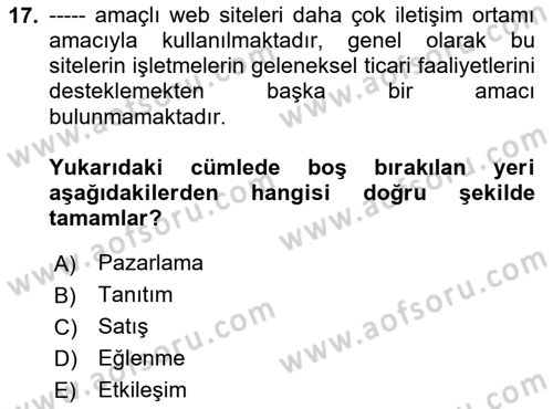 Dijital Tasarım Dersi 2024 - 2025 Yılı (Vize) Ara Sınav Soruları 17. Soru