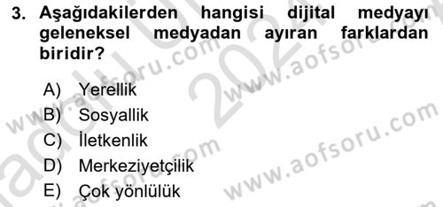 Dijital Tasarım Dersi 2024 - 2025 Yılı (Vize) Ara Sınav Soruları 3. Soru