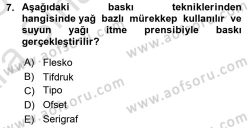 Dijital Tasarım Dersi 2024 - 2025 Yılı (Vize) Ara Sınav Soruları 7. Soru